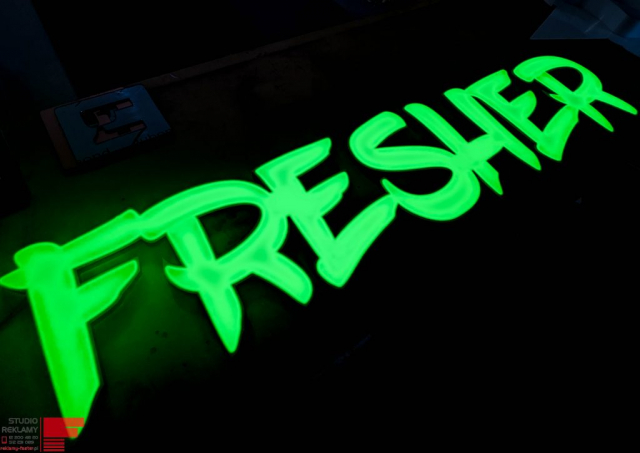 Neon PVC Zielony Fresher